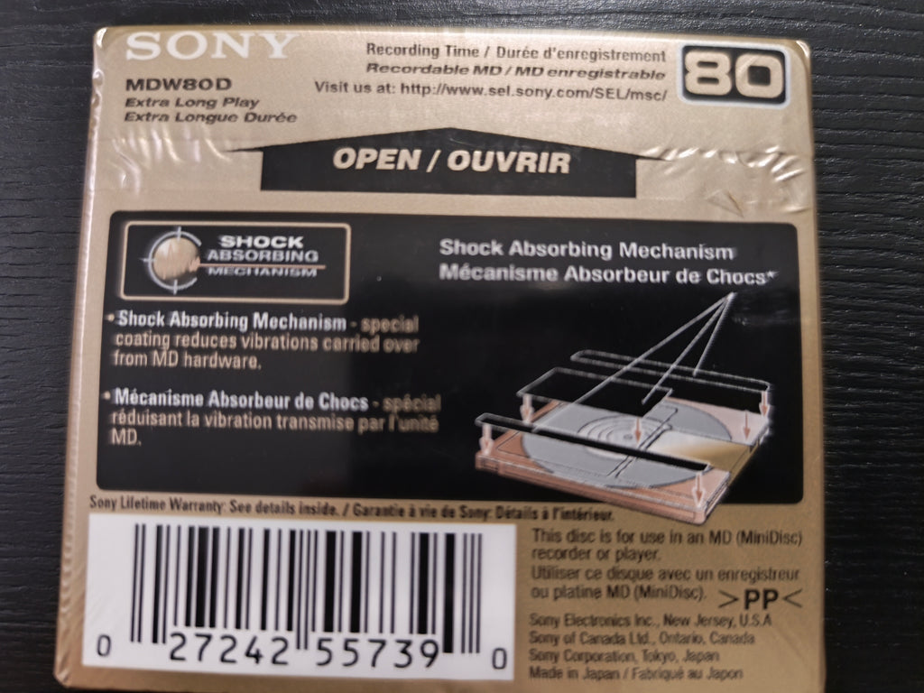 Lote de 10 MiniDisc Sony Nuevos