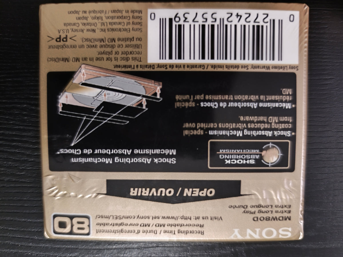 Lote de 10 MiniDisc Sony Nuevos