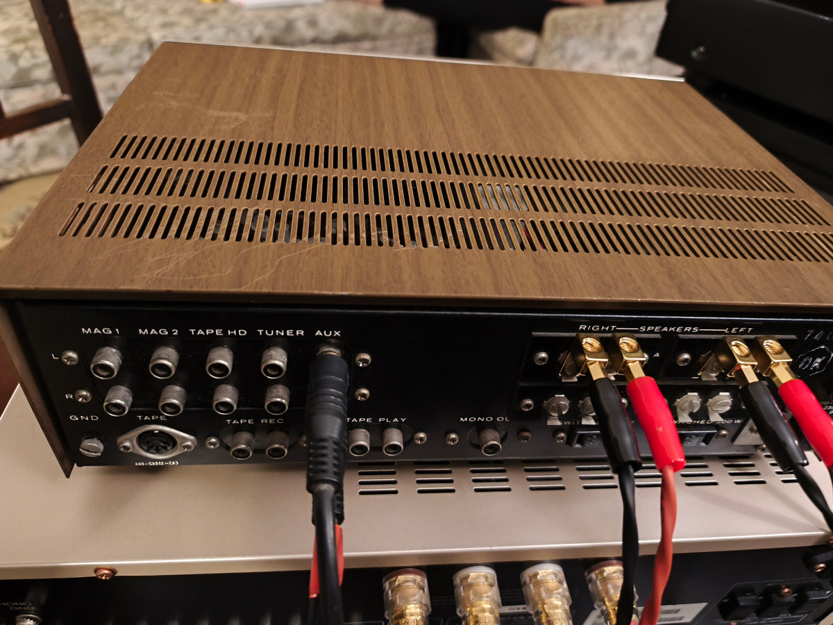 Amplificador integrado vintage KENWOOD TK-250